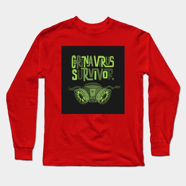 Coronavirus Survivor Long Sleeve T-Shirt by queensandkings